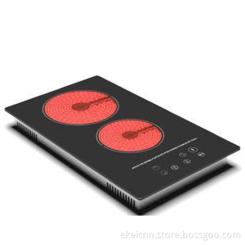 Kitchen Double Burner Infrared Ceramic Cooker with CE , CB